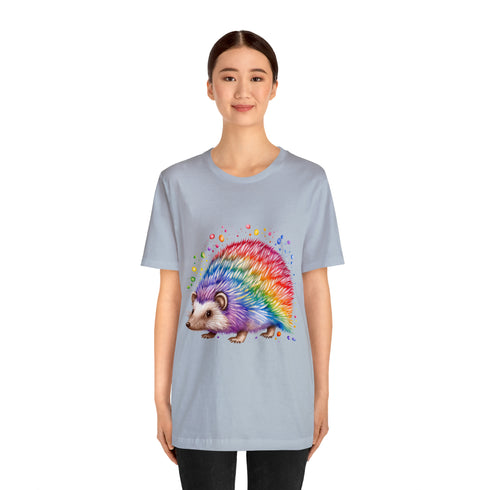 Rainbow Hedgehog - Short Sleeve Tee